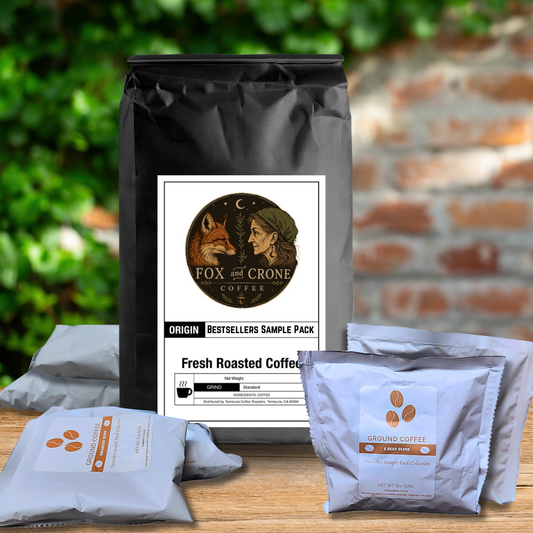 Best Sellers Sample Pack: 6Bean, Cowboy, Breakfast, Peru, Mexico, Bali